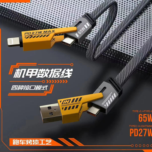 Fast Charging Data Cable Four In One