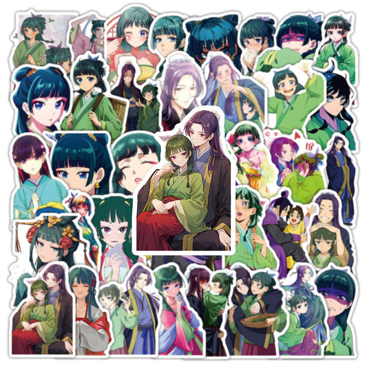 Medicine House Girl's Whisper Graffiti Sticker 50 Pcs