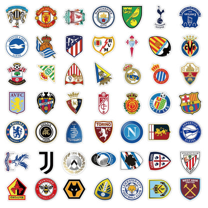 Football club team logo graffiti stickers 50 Pcs