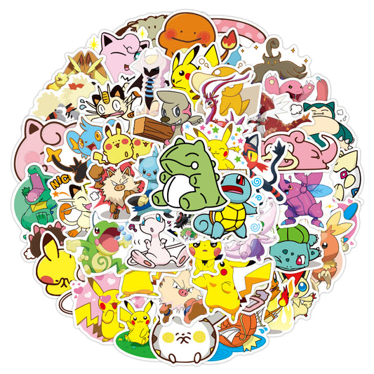 Pokemon Stickers 50 Pcs