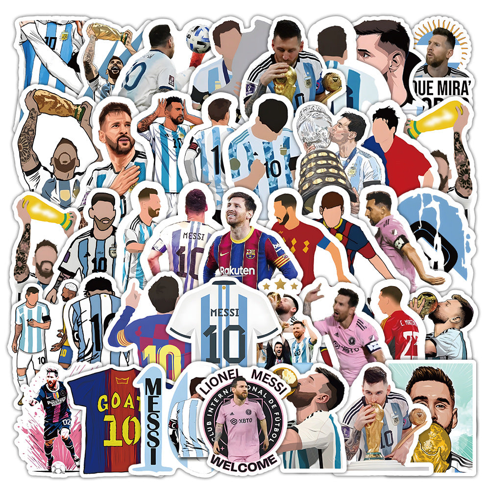 Lionel Messi Graffiti Stickers – 50 Pcs