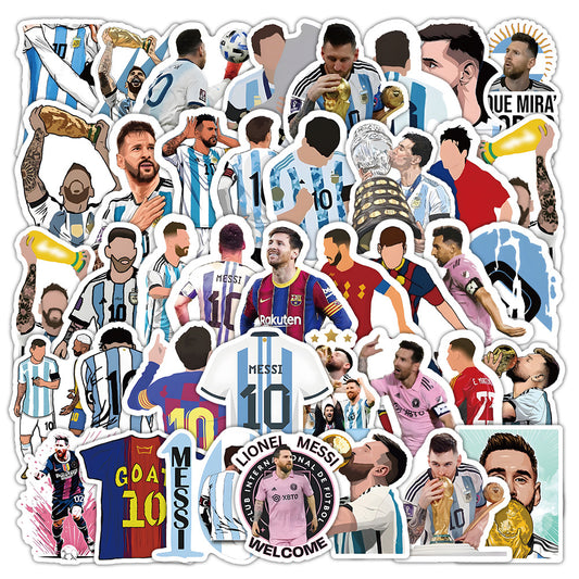 Lionel Messi Graffiti Stickers – 50 Pcs