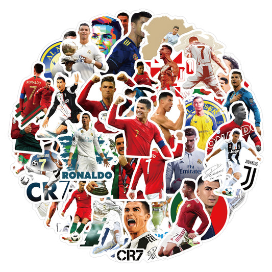 Ronaldo Graffiti Stickers – 50 Pcs Set
