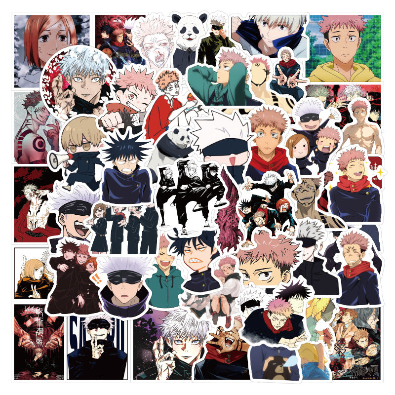 Jujutsu kaisen Japanese Anime Sticker 50 Pcs
