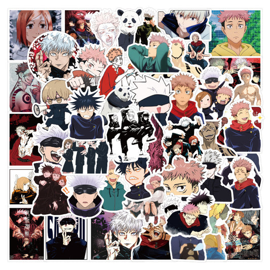 Jujutsu kaisen Japanese Anime Sticker 50 Pcs