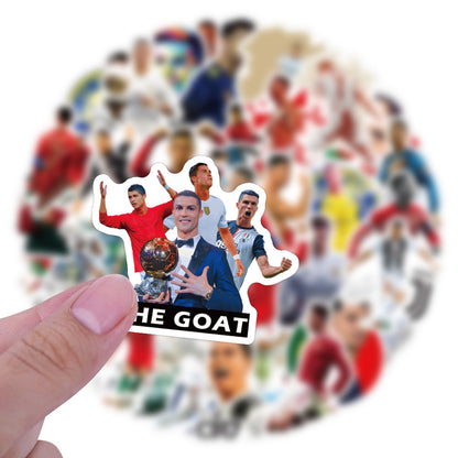 Ronaldo Graffiti Stickers – 50 Pcs Set