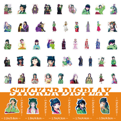 Medicine House Girl's Whisper Graffiti Sticker 50 Pcs