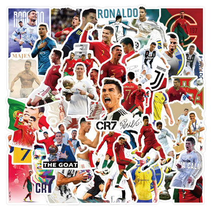 Ronaldo Graffiti Stickers – 50 Pcs Set