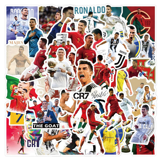 Ronaldo Graffiti Stickers – 50 Pcs Set