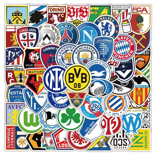 Football club team logo graffiti stickers 50 Pcs