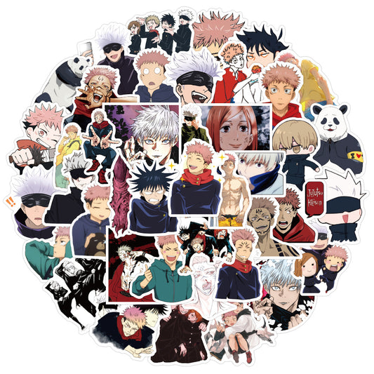 Jujutsu kaisen Japanese Anime Sticker 50 Pcs