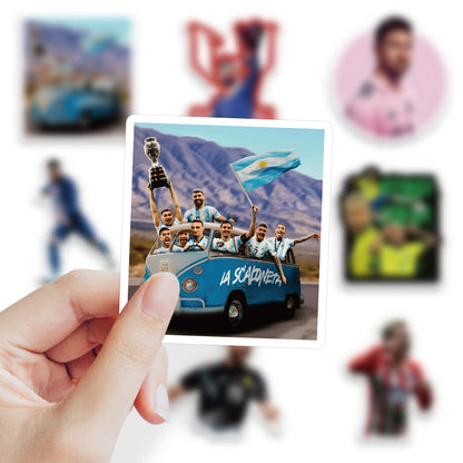 Football Stars Graffiti Stickers – 52 Pcs Set