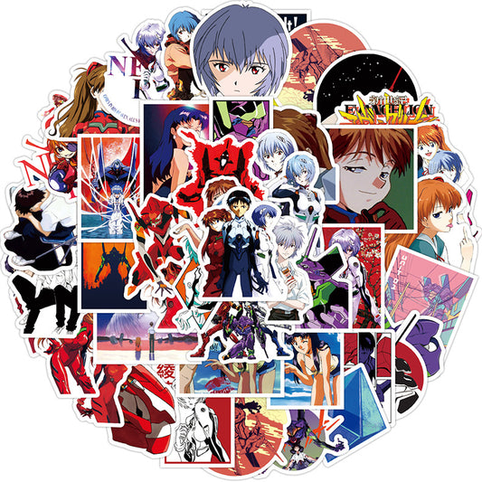 New Century Evangelion Stickers 50 Pcs