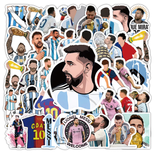Lionel Messi Graffiti Stickers – 50 Pcs