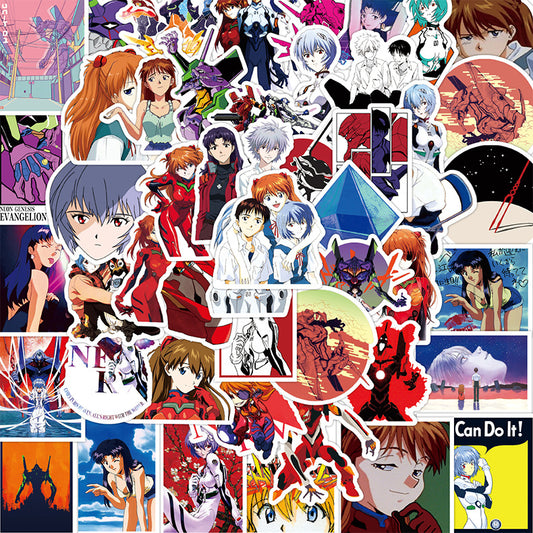 New Century Evangelion Stickers 50 Pcs