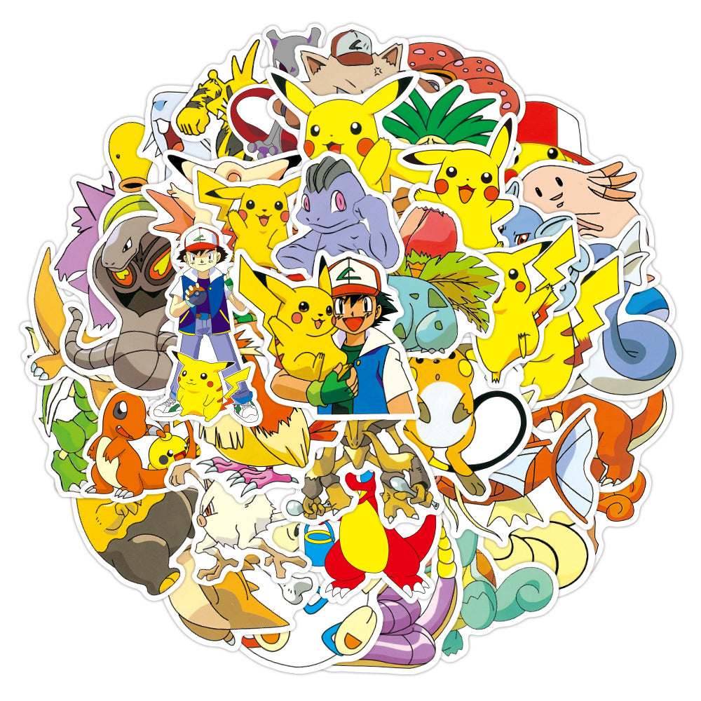 Pokemon Stickers 50 Pcs