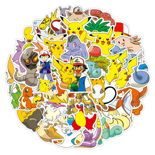 Pokemon Stickers 50 Pcs